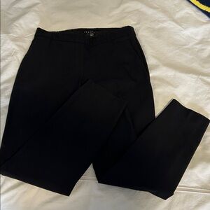 Theory Black Pull-up Trousers